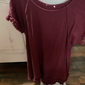 Umgee maroon women small tunic